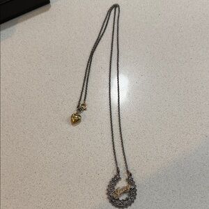 Juicy Couture Gold and Silver Script Necklace